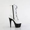 Pleaser - ADORE1046TT Plattformstiefel, Poledance Schuhe - Weiß/Schwarz Product image